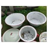 Large Lot Enamelware Items