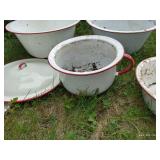 Large Lot Enamelware Items