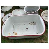 Large Lot Enamelware Items