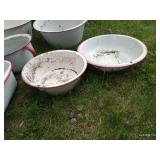 Large Lot Enamelware Items