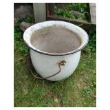 Enamelware Lot With Bed Pan