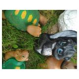 (5) Plastic Yard Animals