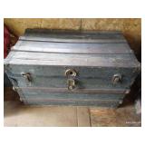 Antique Wood Trunk