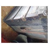 Antique Wood Trunk