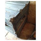 Antique Wood Trunk