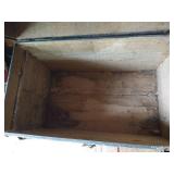 Antique Wood Trunk