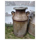 (2) Antique Milk Cans