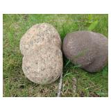 (2) Primitive Rock Tools