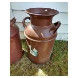 (2) Vintage Painted Milk Cans