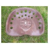 Vintage Metal Tractor Seat