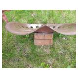 Vintage Metal Tractor Seat