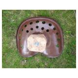 Vintage Metal Tractor Seat