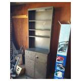 Antique Cole Steel Metal Cabinet