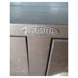 Antique Cole Steel Metal Cabinet