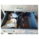 Antique Cole Steel Metal Cabinet