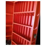 (2) Vintage Orange Niehoff Tune Up Wall Cabinets