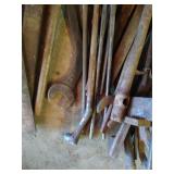 Huge Pile Large Metal Wrenches, Etc