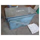 Vintage Ammo Box With Impact Drill