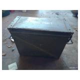 Vintage Ammo Box With Impact Drill