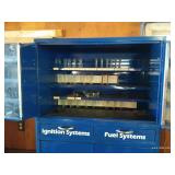 Vintage Metal NAPA Echlin Blue Metal Parts Cabinet