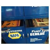 Vintage Metal NAPA Echlin Blue Metal Parts Cabinet
