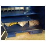 Vintage Metal NAPA Echlin Blue Metal Parts Cabinet