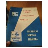 (5) Vintage 1960s Rambler Technical Service Manuals