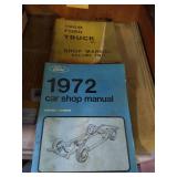 (2) Vintage Ford Shop Manuals - 1968 & 1972
