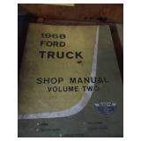 (2) Vintage Ford Shop Manuals - 1968 & 1972
