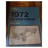 (2) Vintage Ford Shop Manuals - 1968 & 1972