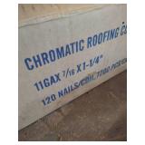 Partial Box of Roofing Nails - 29 Coils