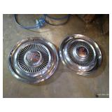 (2) Vintage Rambler Hubcaps