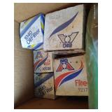 Box of NOS Parts - Oil Filter, Etc
