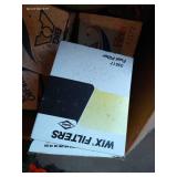 Box of NOS Parts - Oil Filter, Etc