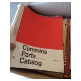 Box of Vintage Catalogs, Diagnostic & Training Materials