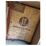 Box of Vintage Catalogs, Diagnostic & Training Materials