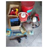 Large Mixed Pile of Items - Paint Sprayer, Vintage Items, Lead Bars, Etc
