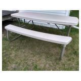 Suncast Plastic Folding Picnic Table