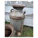 (2) Antique Milk Cans