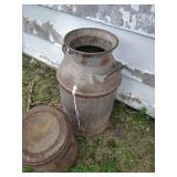 (2) Antique Milk Cans