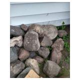 Large Lot of Garden Rocks - Larger & Small