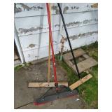 (3) Push Brooms
