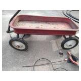 Large Garden Lot - Pots, Decor, Vintage Wagon, Etc
