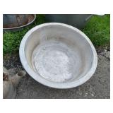 Misc Vintage Metal Items - Wash Tub, Chicken Feeder, Etc