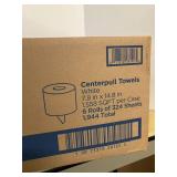 Sofpull White Centerpull Towels