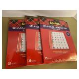 Scotch Self-Seal Laminating Pouches