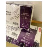 Large and Standard Paper Clips