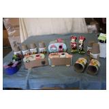 Seed starter Pots, bird houses, and...