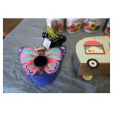 Seed starter Pots, bird houses, and...