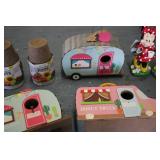 Seed starter Pots, bird houses, and...